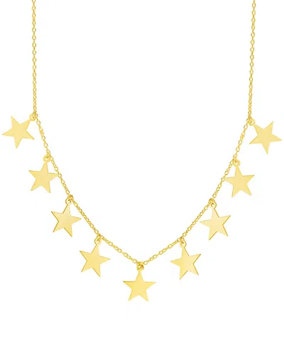 Sphera Milano 14k Over Silver Charm Necklace