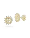 Sphera Milano 14k Over Silver Cz Earrings