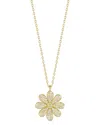 Sphera Milano 14k Over Silver Cz Necklace In Gold