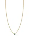 Sphera Milano 14k Over Silver Cz Necklace