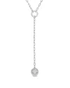 Sphera Milano 14k Over Silver Cz Pendant Necklace