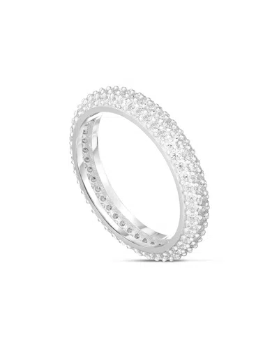 Sphera Milano 14k Over Silver Cz Ring In Metallic