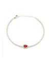 Sphera Milano 14k Over Silver Cz Tennis Bracelet