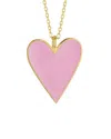 Sphera Milano 14k Over Silver Enamel Necklace