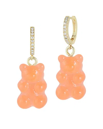 Sphera Milano 14k Over Silver Gummy Bear Earrings