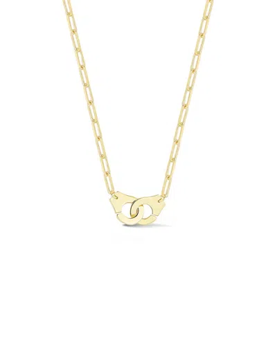 Sphera Milano 14k Over Silver Handcuff Choker Necklace