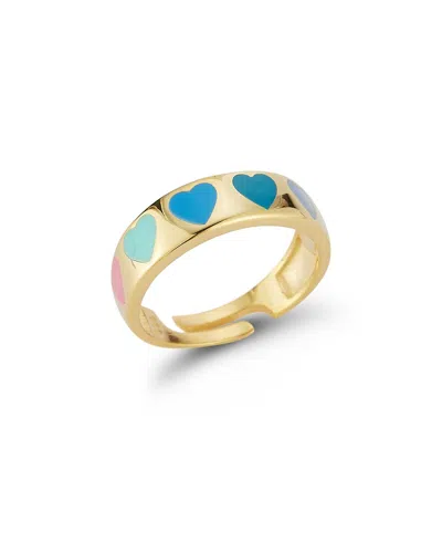 Sphera Milano 14k Over Silver Heart Ring