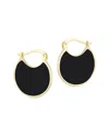 Sphera Milano 14k Over Silver Hoops