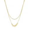 Sphera Milano 14k Over Silver Layered Necklace