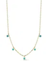 Sphera Milano 14k Over Silver Star Charm Necklace