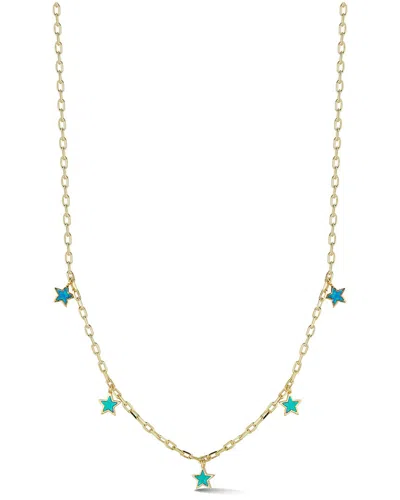 Sphera Milano 14k Over Silver Star Charm Necklace