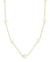 Sphera Milano 14k Over Silver Star Choker Necklace