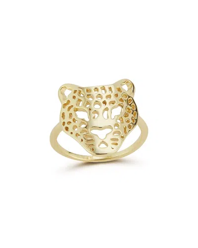 Sphera Milano 14k Over Silver Tiger Ring