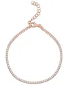 Sphera Milano 18k Over Silver Cz Bracelet