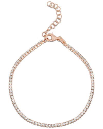 Sphera Milano 18k Over Silver Cz Bracelet