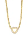 Sphera Milano 18k Plated Heart Necklace