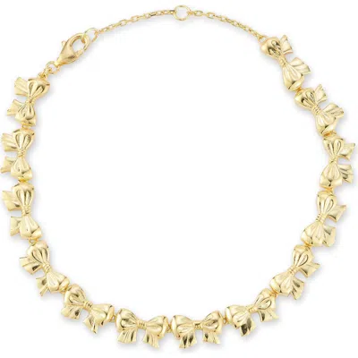 Sphera Milano Bow Chain Bracelet In Gold