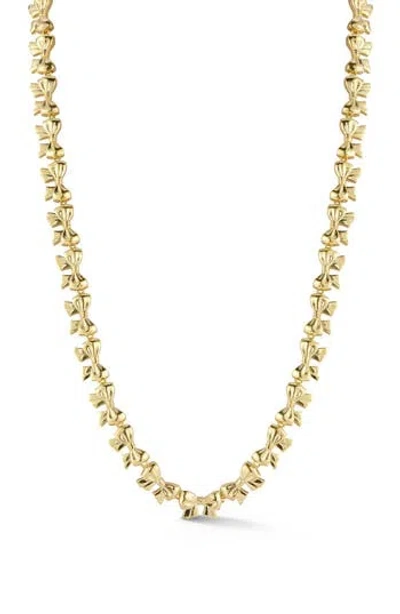 Sphera Milano Bow Necklace In Gold