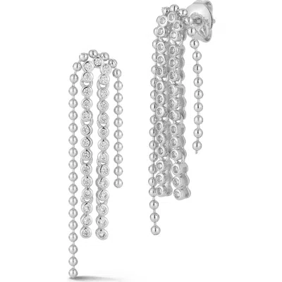 Sphera Milano Cascading Drop Earrings In Gray