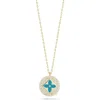 Sphera Milano Clover Pendant Necklace In Multi