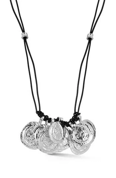Sphera Milano Coin Necklace In Silver