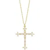 Sphera Milano Cross Pendant Necklace In Gold