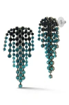 Sphera Milano Crystal Fringe Drop Earrings