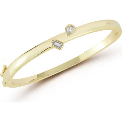 Sphera Milano Cubic Zirconia Bangle In Gold