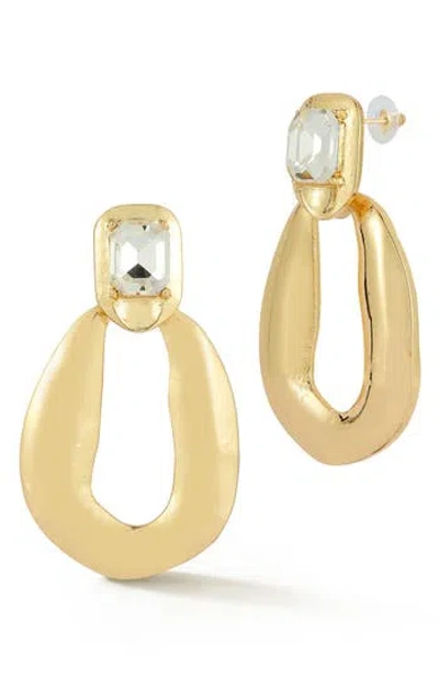 Sphera Milano Cubic Zirconia Drop Earrings In Gold