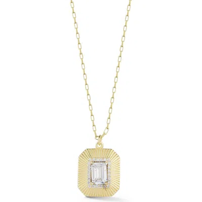 Sphera Milano Cubic Zirconia Pendant Necklace In Gold