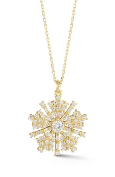 Sphera Milano Cubic Zirconia Pendant Necklace In Gold