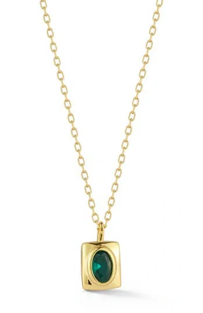 Sphera Milano Cubic Zirconia Pendant Necklace In Gold