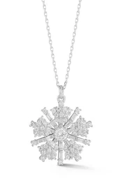 Sphera Milano Cubic Zirconia Pendant Necklace In Silver