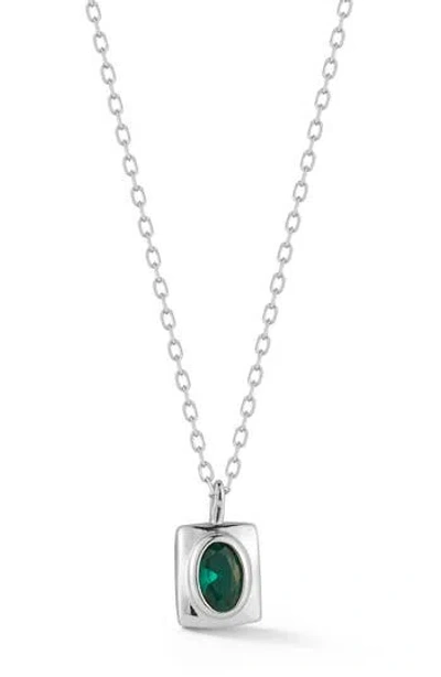Sphera Milano Cubic Zirconia Pendant Necklace In Metallic