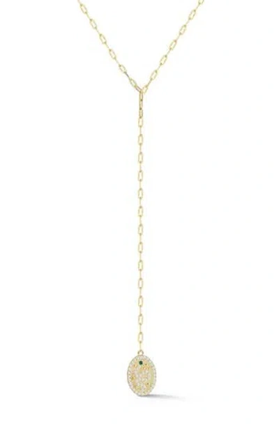 Sphera Milano Cubic Zirconia Snake Y-necklace In Gold