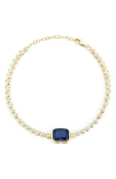 Sphera Milano Cubic Zirconia Tennis Bracelet In Gold