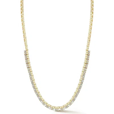 Sphera Milano Cubic Zirconia Two-row Collar Necklace In Gold