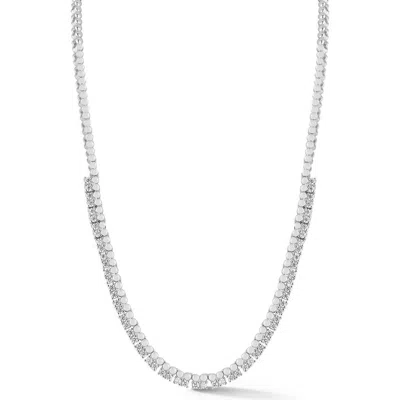Sphera Milano Cubic Zirconia Two-row Collar Necklace In Metallic