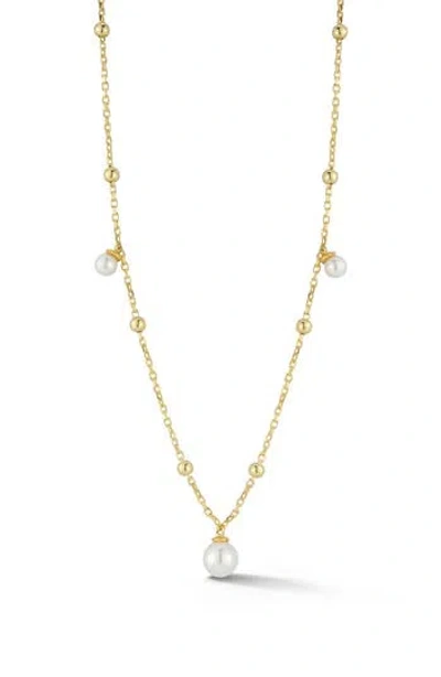 Sphera Milano Cultured Pearl Shaker Chain Necklace In Gold