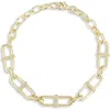 Sphera Milano Cz Chain Bracelet In Gold