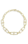 Sphera Milano Cz Chain Bracelet In Gold