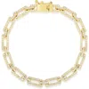 Sphera Milano Cz Chain Link Bracelet In Gold