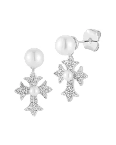Sphera Milano Cz Earrings In Yellow