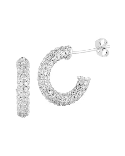 Sphera Milano Cz Earrings In White