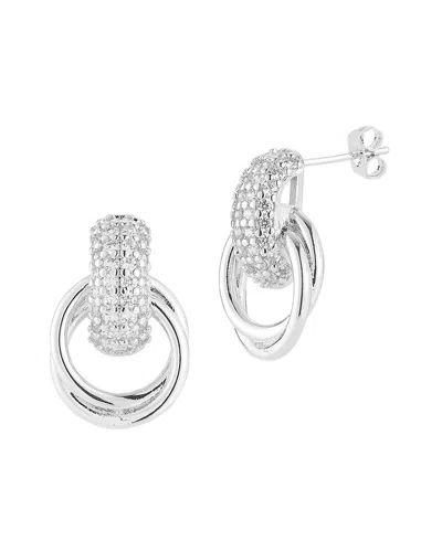 Sphera Milano Cz Earrings In White