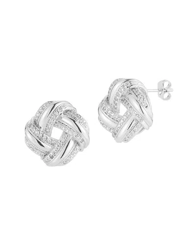 Sphera Milano Cz Earrings In White
