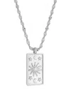 Sphera Milano Cubic Zirconia Celestial Pendant Necklace