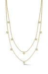 Sphera Milano Double Layered Necklace In Gold
