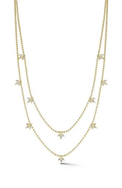 Sphera Milano Double Layered Necklace In Gold