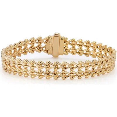 Sphera Milano Double Row Weave Bracelet In Gold